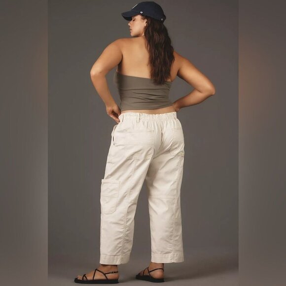 NW Size 2X - Anthropologie Cotton Pilcro Drawstring Pocket Pants (NWT USD 128) - Picture 5 of 13